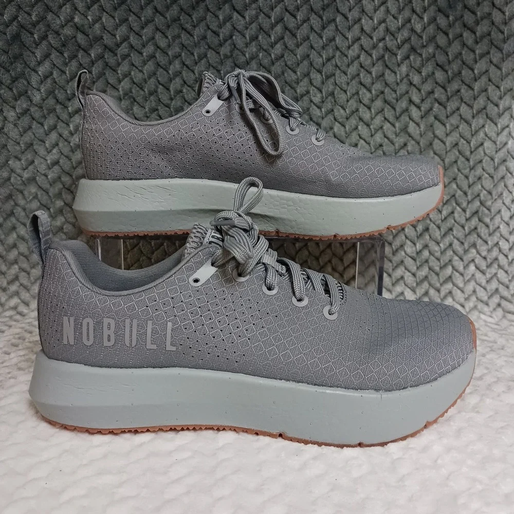 Nobull Drive 2 Ripstop Men's Training Athletic Running Shoes Gray Gum Size 8